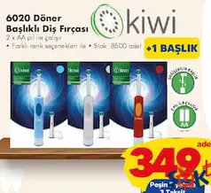 KİWİ DÖNER BAŞLIKLI DİŞ FIRÇASI fiyat ve kampanya bilgisi